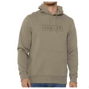 Hurley Men's Boxed Embroidered Logo Fleece Pullover Hoodie NWT Size Small